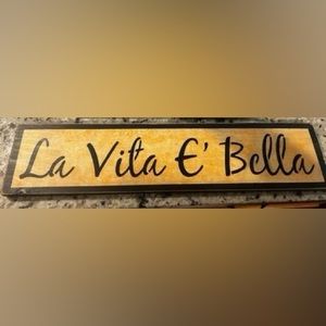 Brand new handmade sign